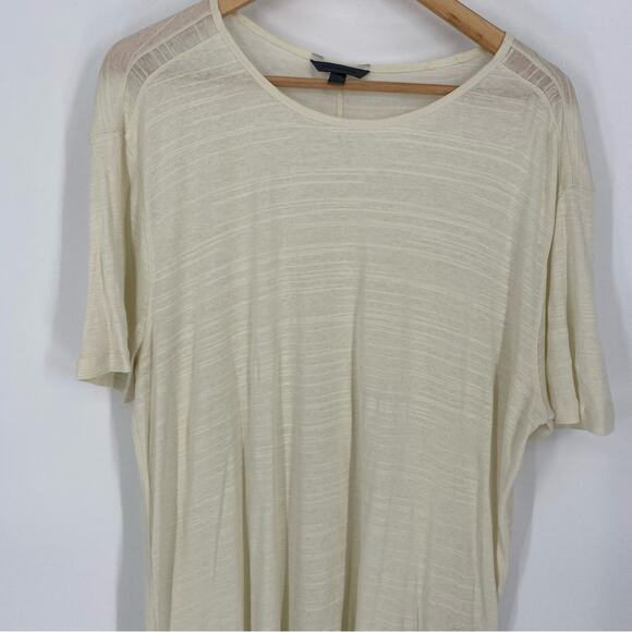 John Varvatos Shirt Winona Crewneck Tee Cotton Edgy Modern Soft Lightweight XL - Picture 2 of 8